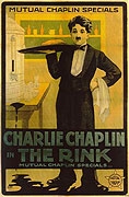 Chaplin na kolečkových bruslích